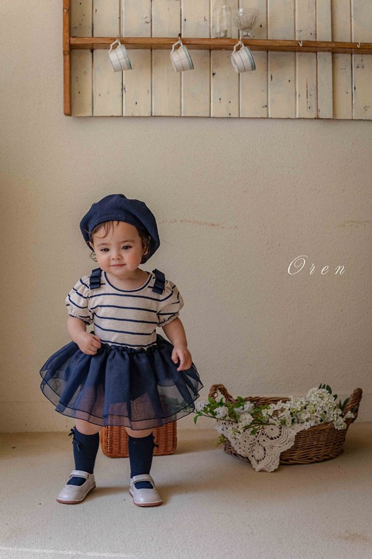 [Oren] Claire ST Tulle Bodysuit / [오렌] 클레어ST튤슈트