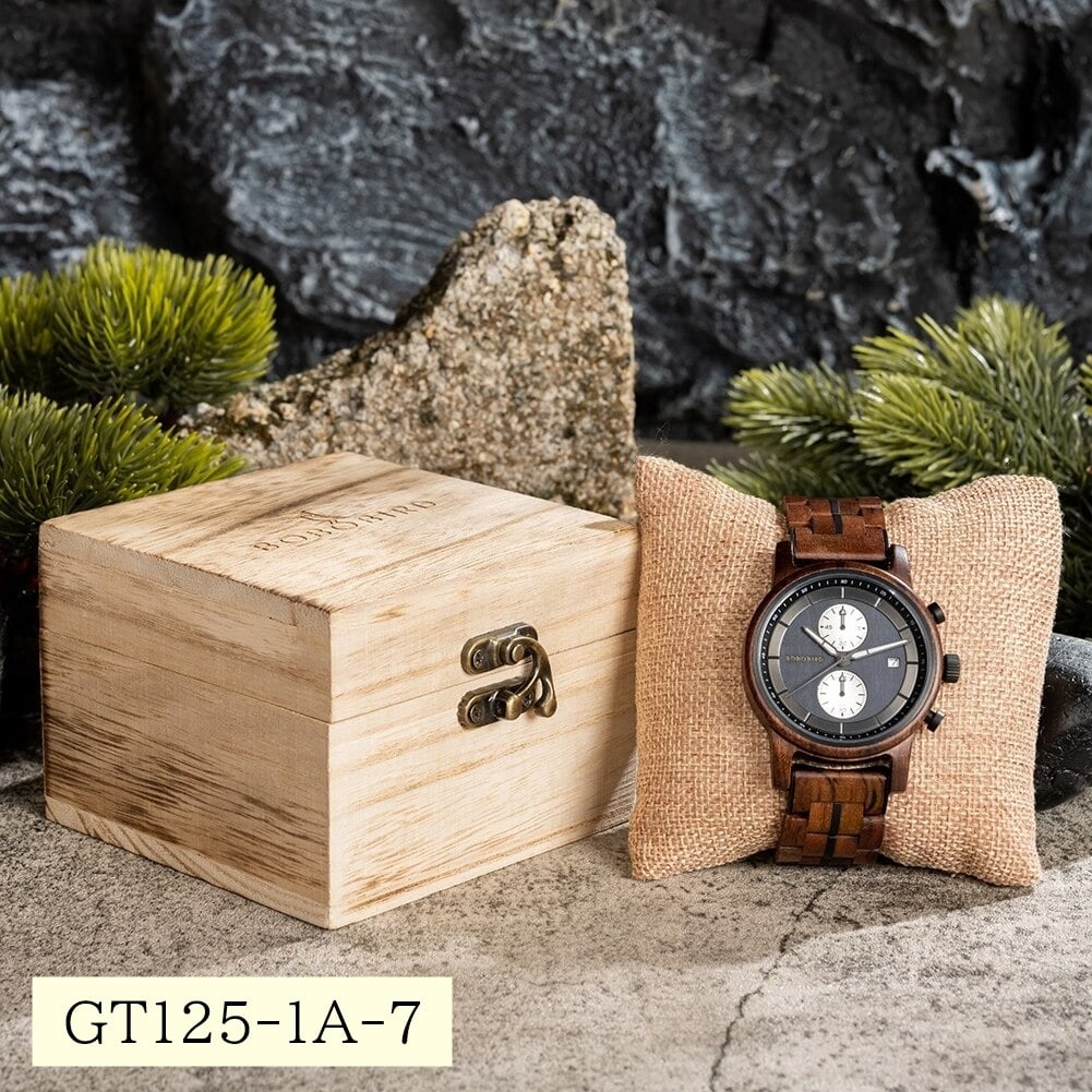 Luxury Wood Quartz Movement Watch【BJ0537】 | BOBO BIRD JAPAN's