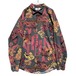 Vintage Flower Pattern Art Print Shirt [1990s] Vintage Art Print Shirt