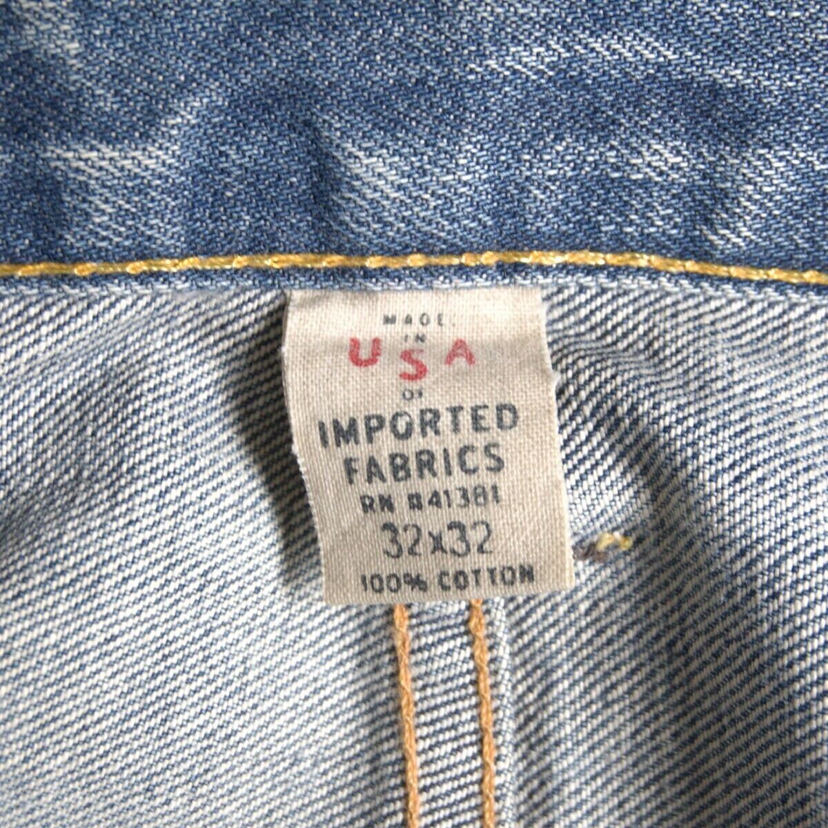 美品】RRL【STRAIGHT-LEG JEANS】【アメリカ製】32×32 ストレートレグ
