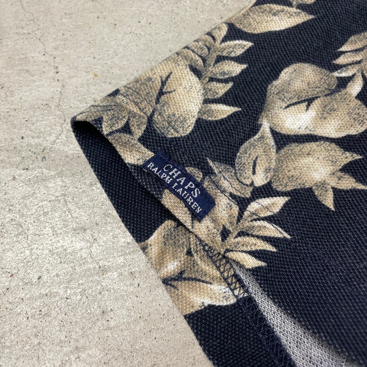 90年代 CHAPS Ralph Lauren チャップス ラルフローレン 鹿の子 半袖 