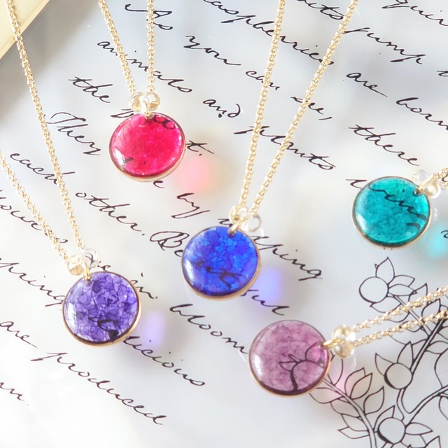 Attrait Necklace-Bleu Saphir-
