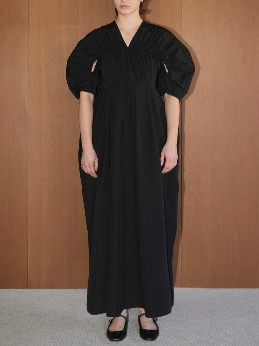 24SS】CLANE クラネ / CROSSING GATHER ONEPIECE | TRENTオンライン 