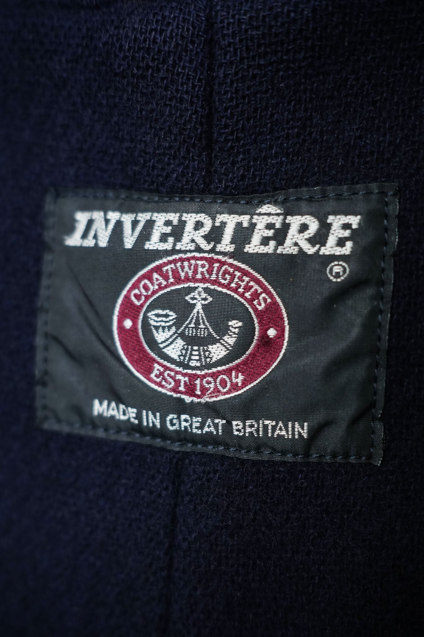 80's– Early1990's “INVERTERE” Wool Duffle Coat — Made in England