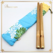 フラダンス プイリ ブラウン系 小物 小道具 茶 木製 袋 ケース セット タヒチアン 舞台 ステージ ダンス小物 ダンス用品 レッスン 練習 イベント ケース付き 艶 光沢 青 黄 白 花 プルメリア柄 モンステラ柄 ブルー系 イエロー系 ホワイト系