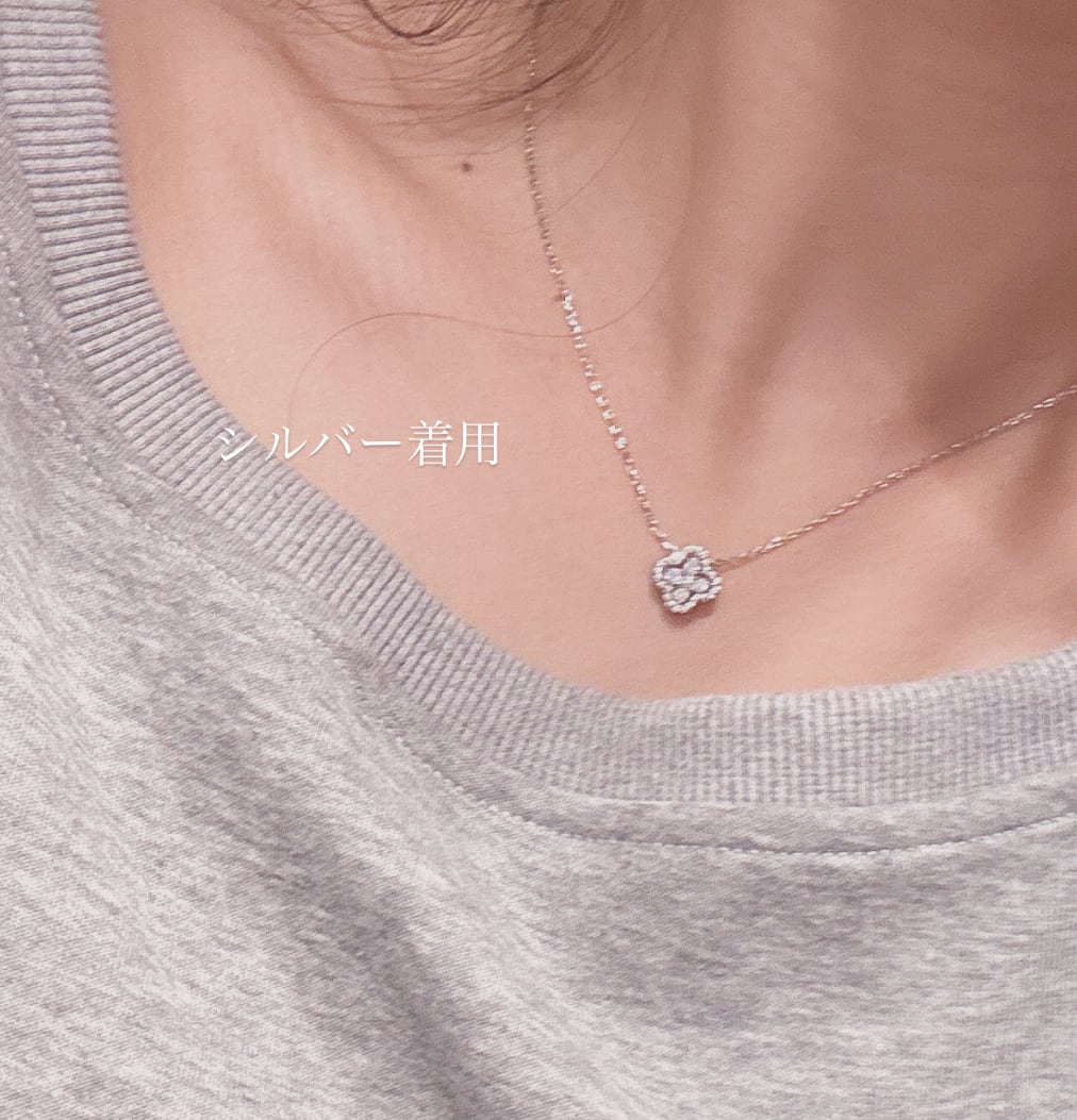 mini clover flower necklace [255] | SASSY ANGEL