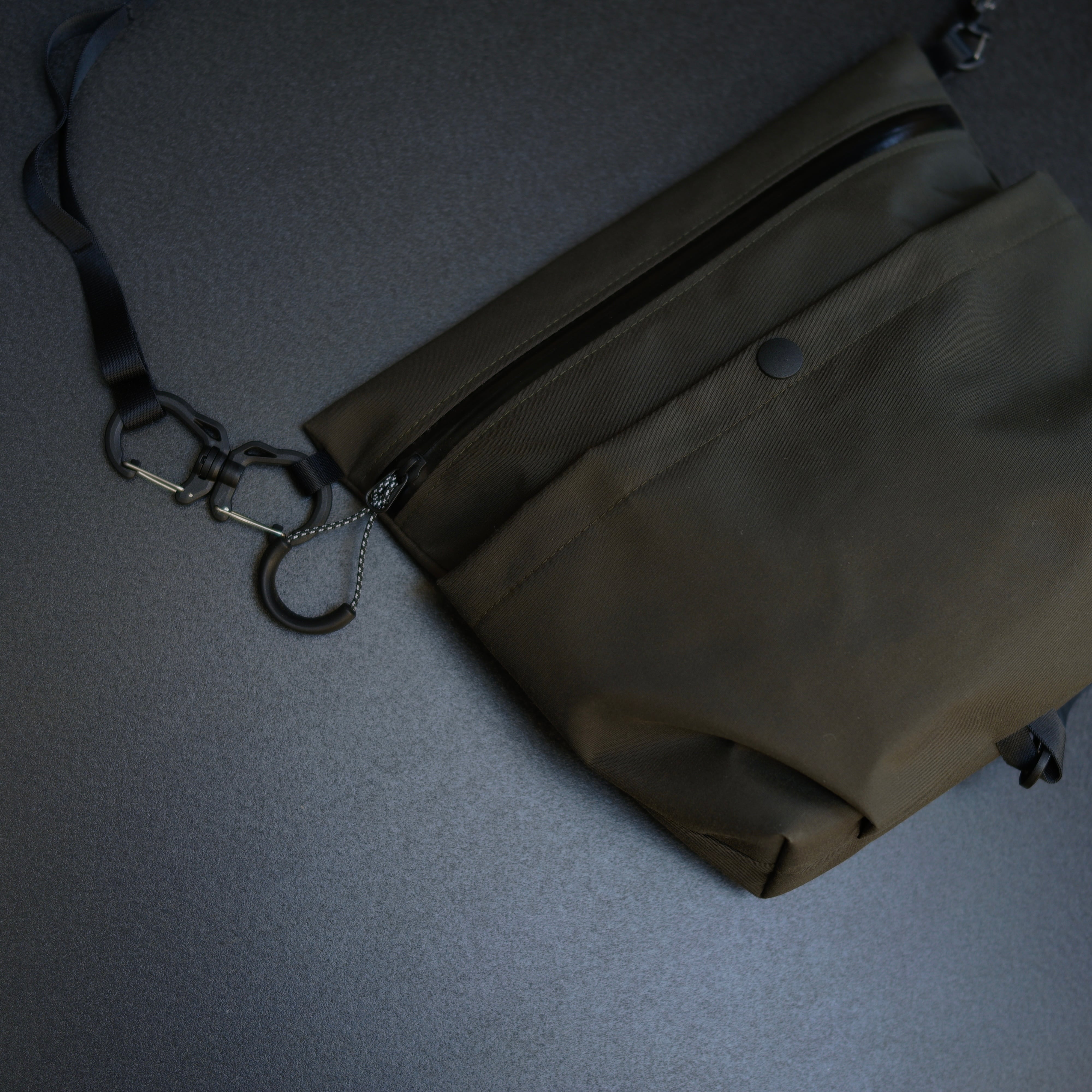 sacoche × SACOCHE / highcount OX 3layer khaki × cordura ripstop
