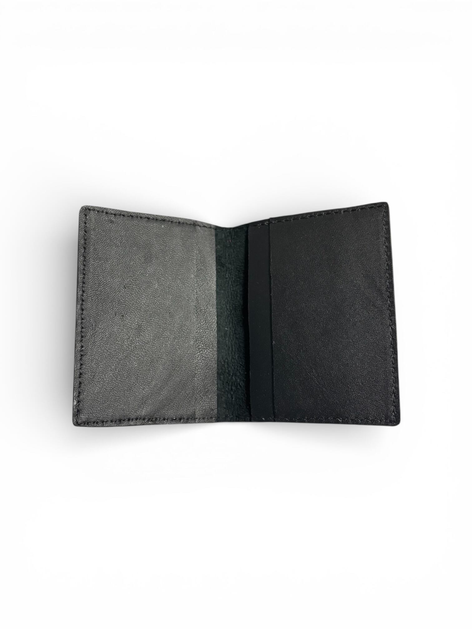 本革 ブラック ケース 二つ折り THIN BRIDLE(シンブライドル) 2面パスケース｜ブライドルレザー｜最