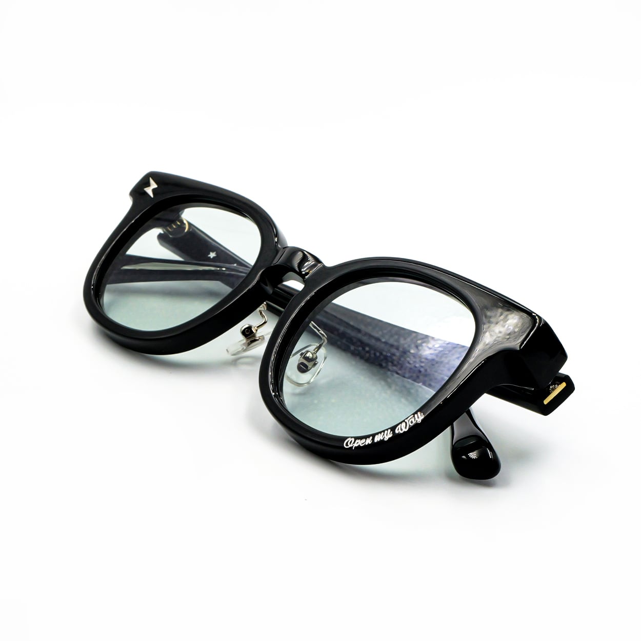 Mint Greenレンズ ⚡︎ Open2 / Blackフレーム ⚡︎ | ☆N S H☆