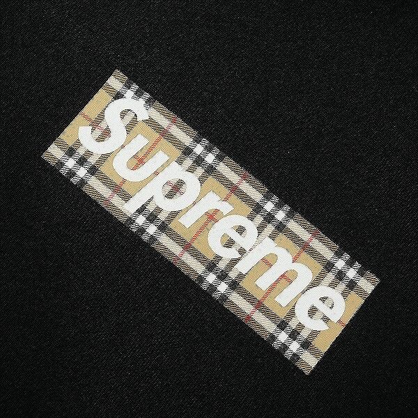 Size【M】 SUPREME シュプリーム ×Burberry 22SS Box Logo Hooded