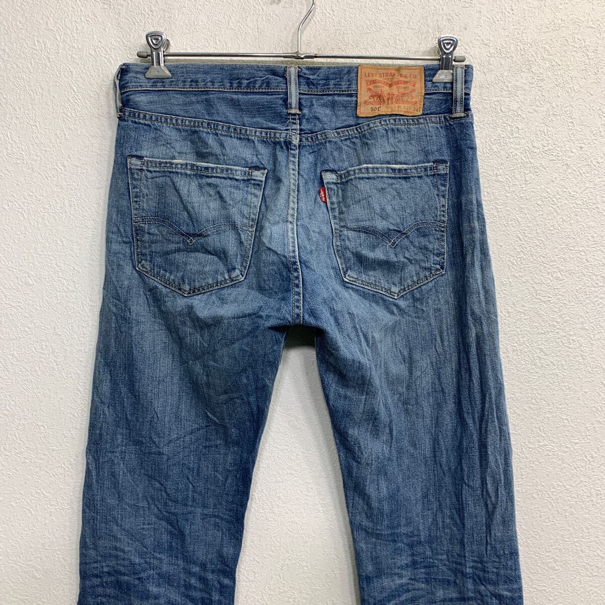 Levi's 501 デニムパンツ W32 リーバイス ボタンフライ ブルー