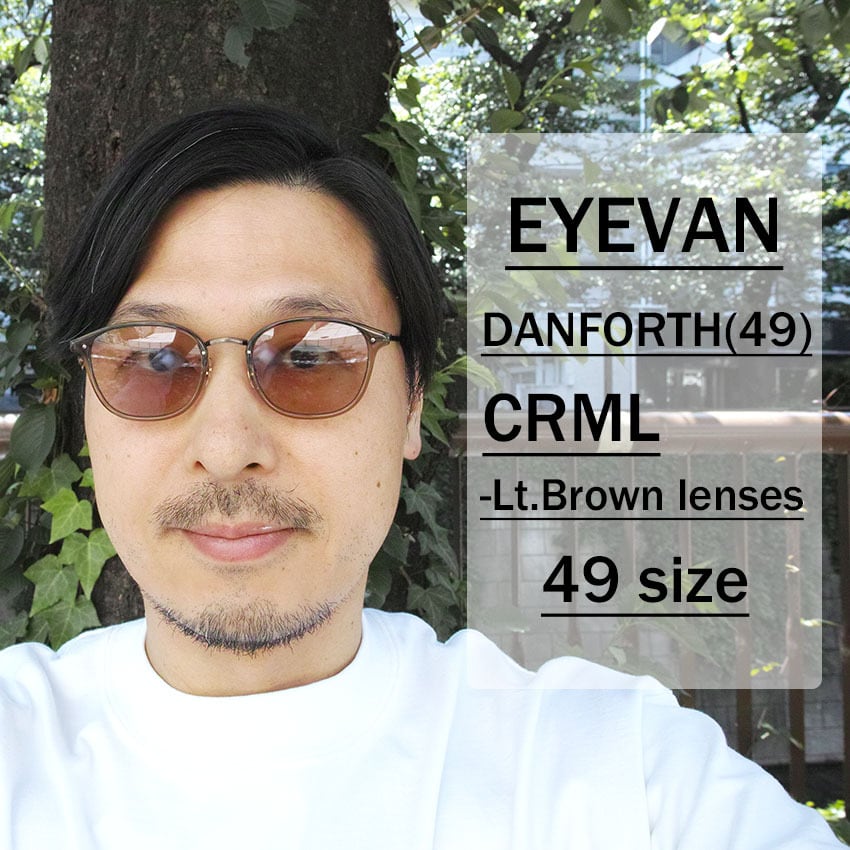 EYEVAN / DANFORTH(49) Sun / CRML - Lt.Brown キャラメル・クリア