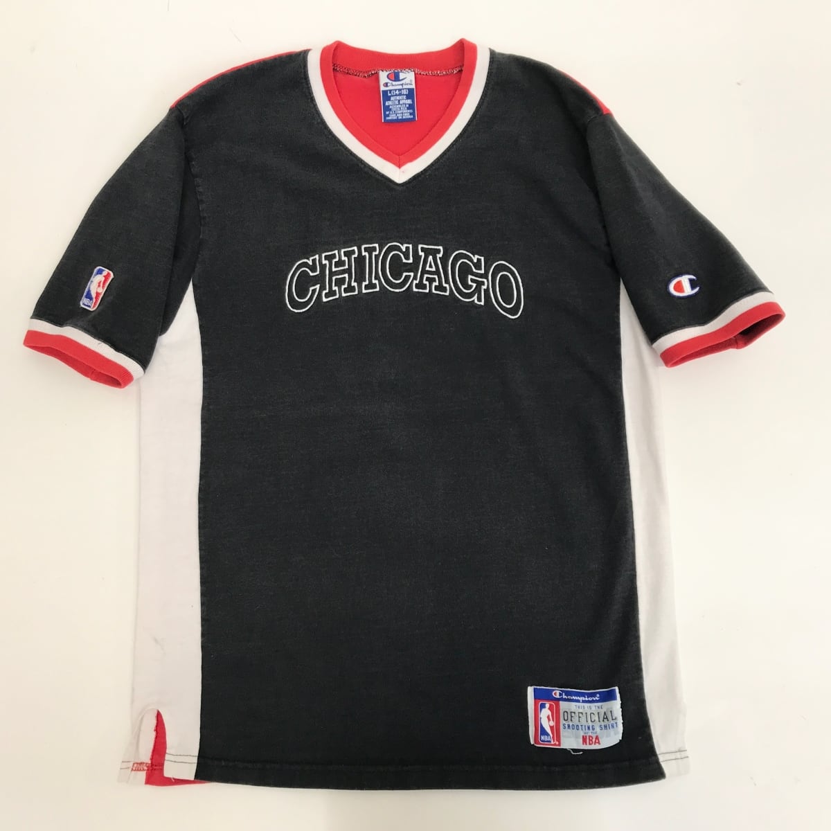 80年代 チャンピオン Champion トリコタグ NBA CHICAGO BULLS シカゴブルズ スポーツプリントTシャツ USA製 メンズM ヴィンテージ /eaa338497