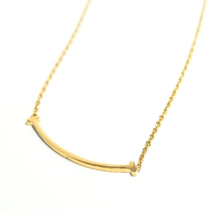 18kgp T Letter Necklace 【GOLD】