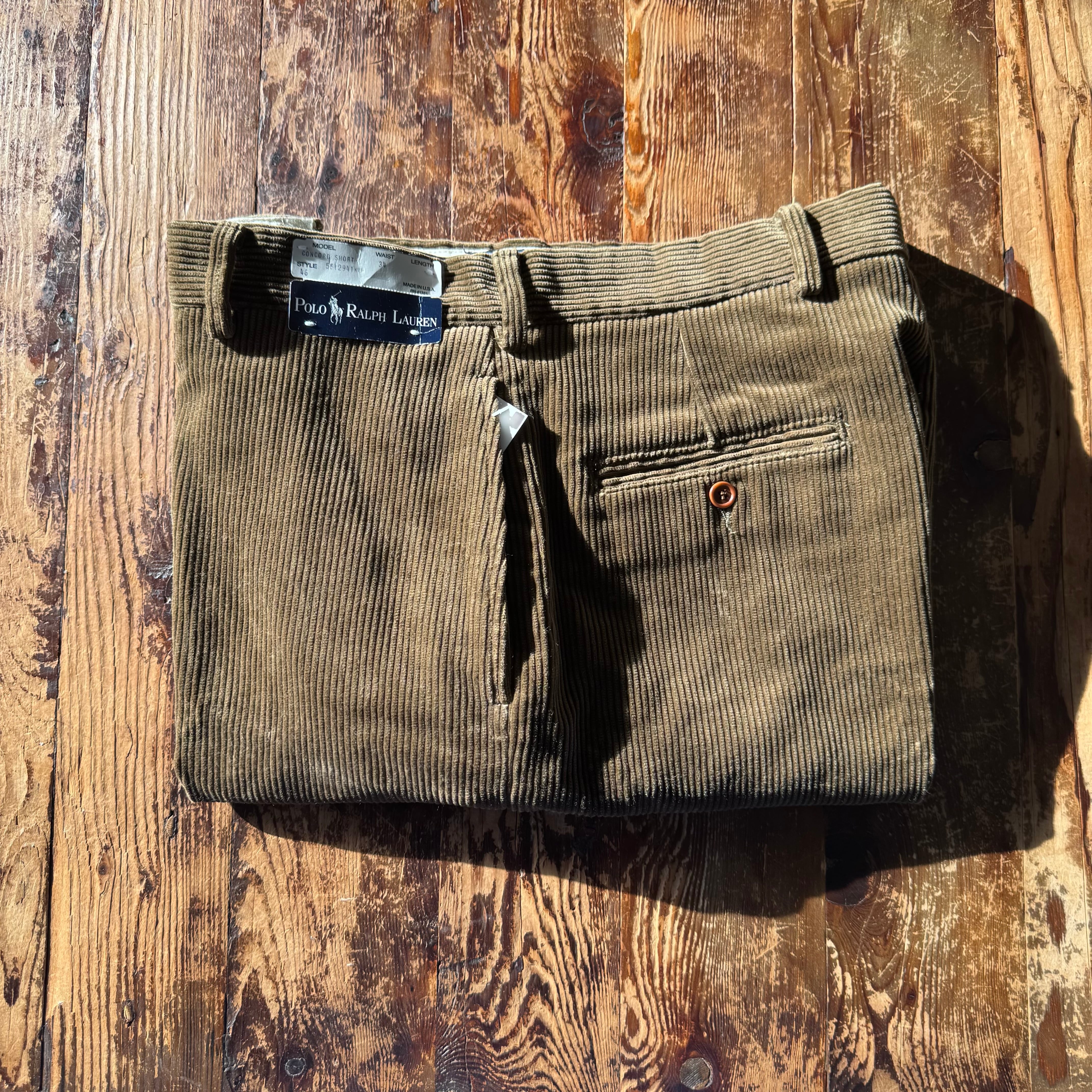 1990's Deadstock "POLO by Ralph Lauren" Concord Shorts W34