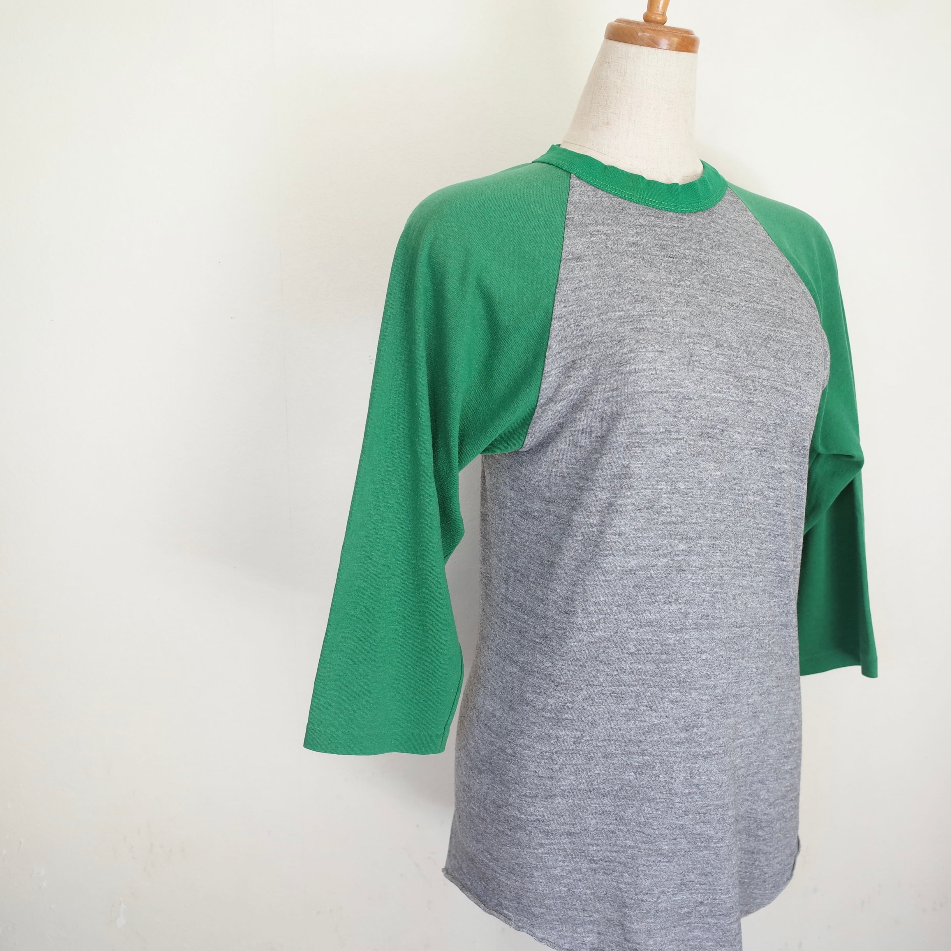 80s USA plain raglan tee