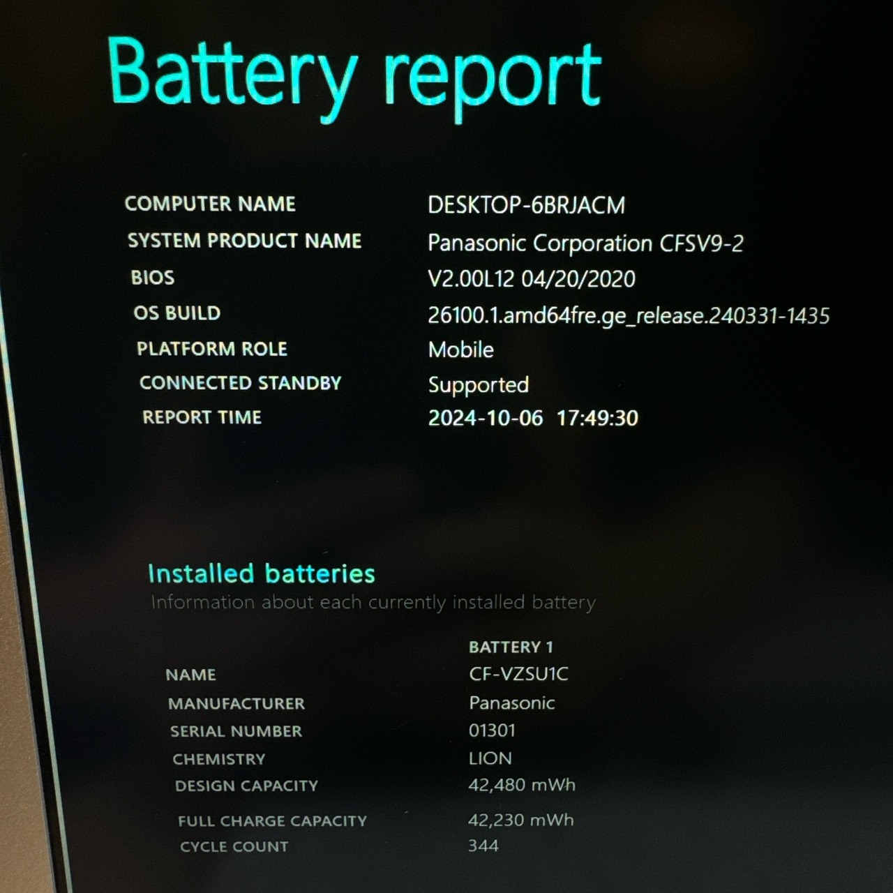 2020年式 Panasonic Let’s Note SV9 第10世代 Core i5 / メモリ16GB / SSD 256GB / 12.1インチ FHDディスプレイ