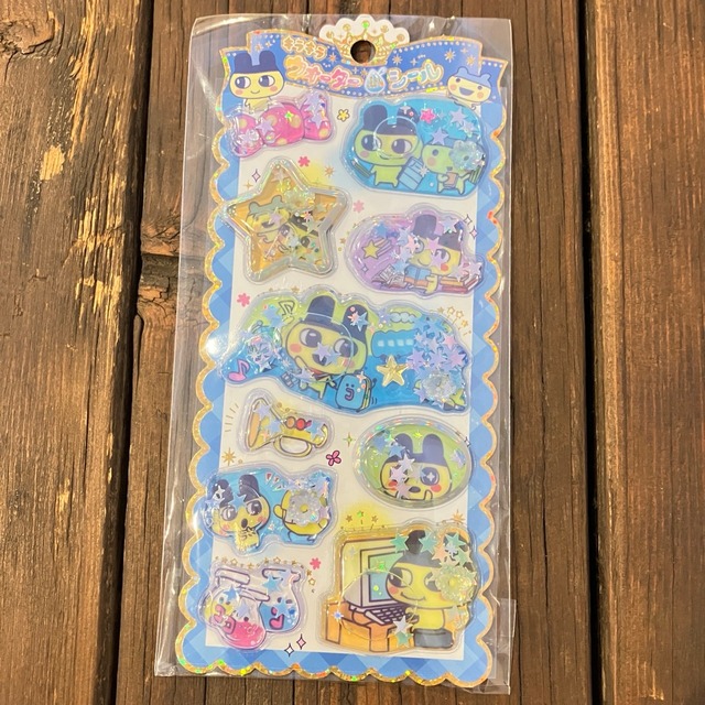 たまごっち×カミオジャパン　まめっち　キラキラウォーター in シール　X19