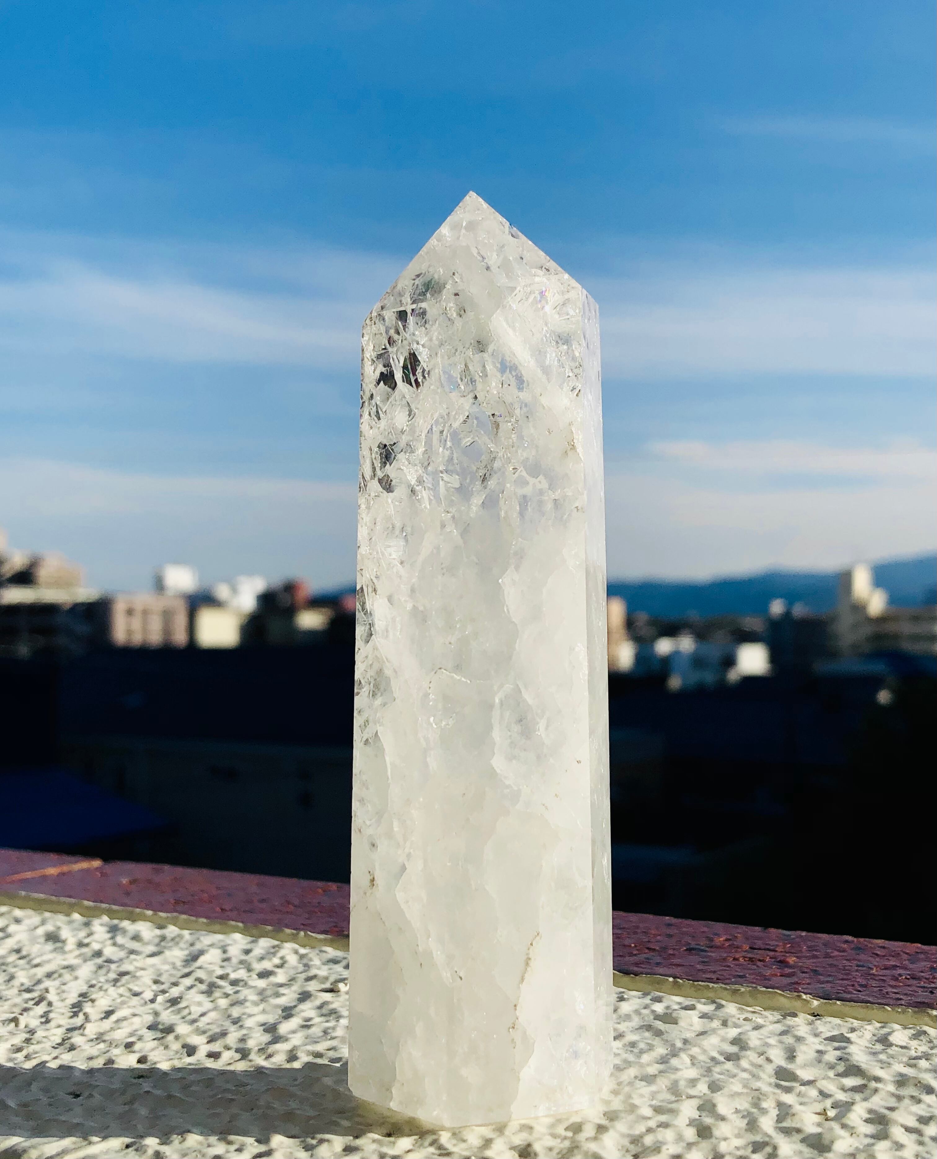 綺麗なファントム入り透明感あり！ガーデンクォーツ 156g 綺麗な