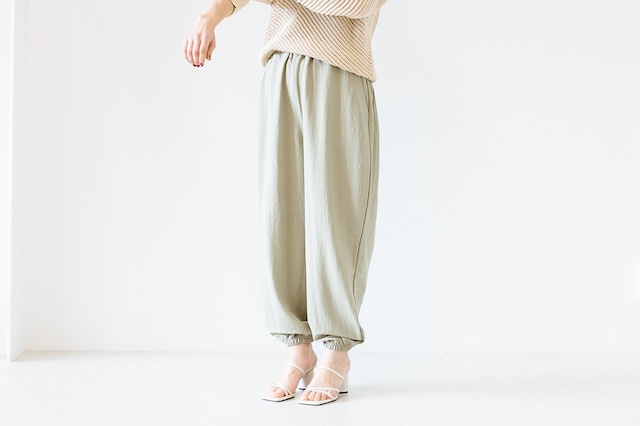 NATURAL SMOOTH - RELAX EASY PANTS：ナチュラルスムース - リラックスイージードパンツ【日本製】