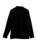 Mock Neck Smooth L/S T-shirts　Black