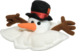 Old Stuffed Toy: Meanies Melty Snowman
