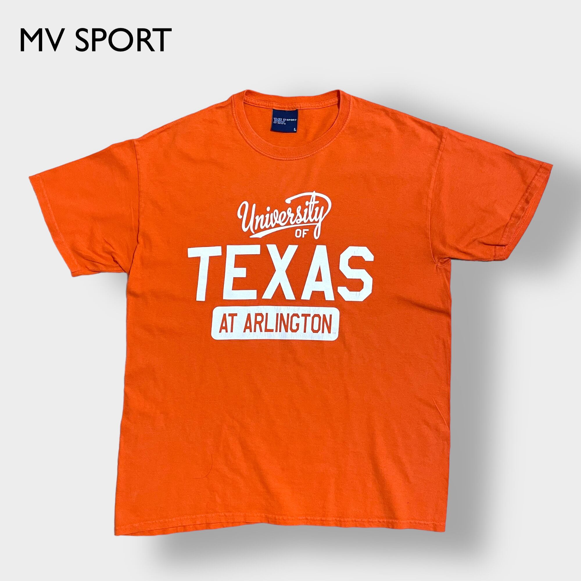 MV SPORT】カレッジロゴ テキサス大学 プリント Tシャツ UNIVERSITY OF