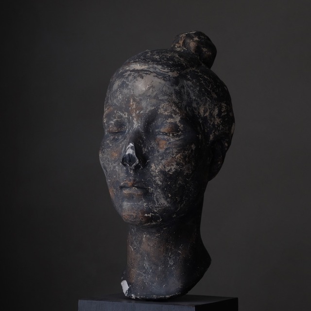 Plaster statue