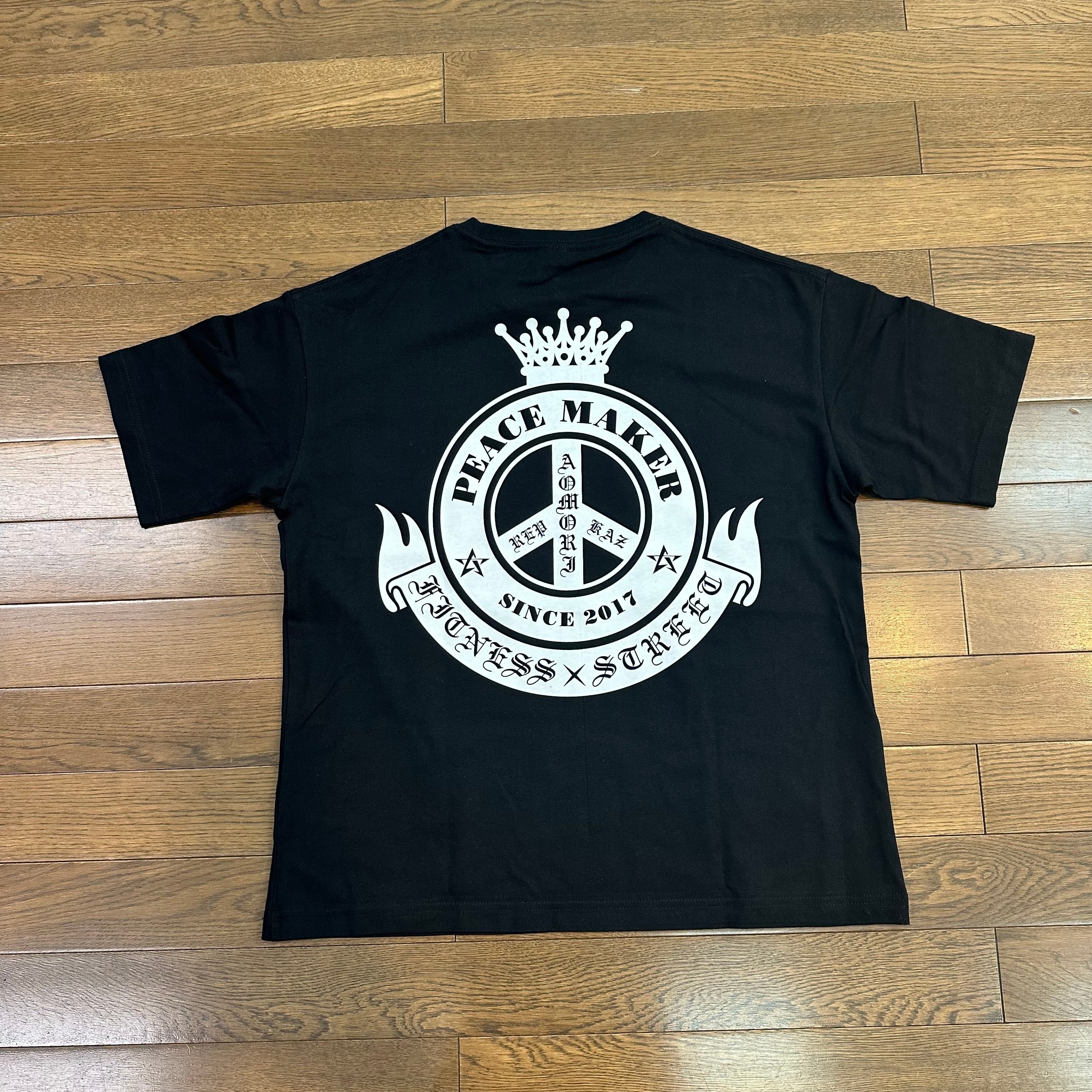 2024辰ロゴ × ピースマークエンブレム ビッグTシャツ | PEACE MAKER