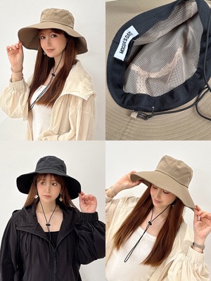 UVカットハット 吸水速乾ストレッチタフタ水陸両用　¥6,900+tax