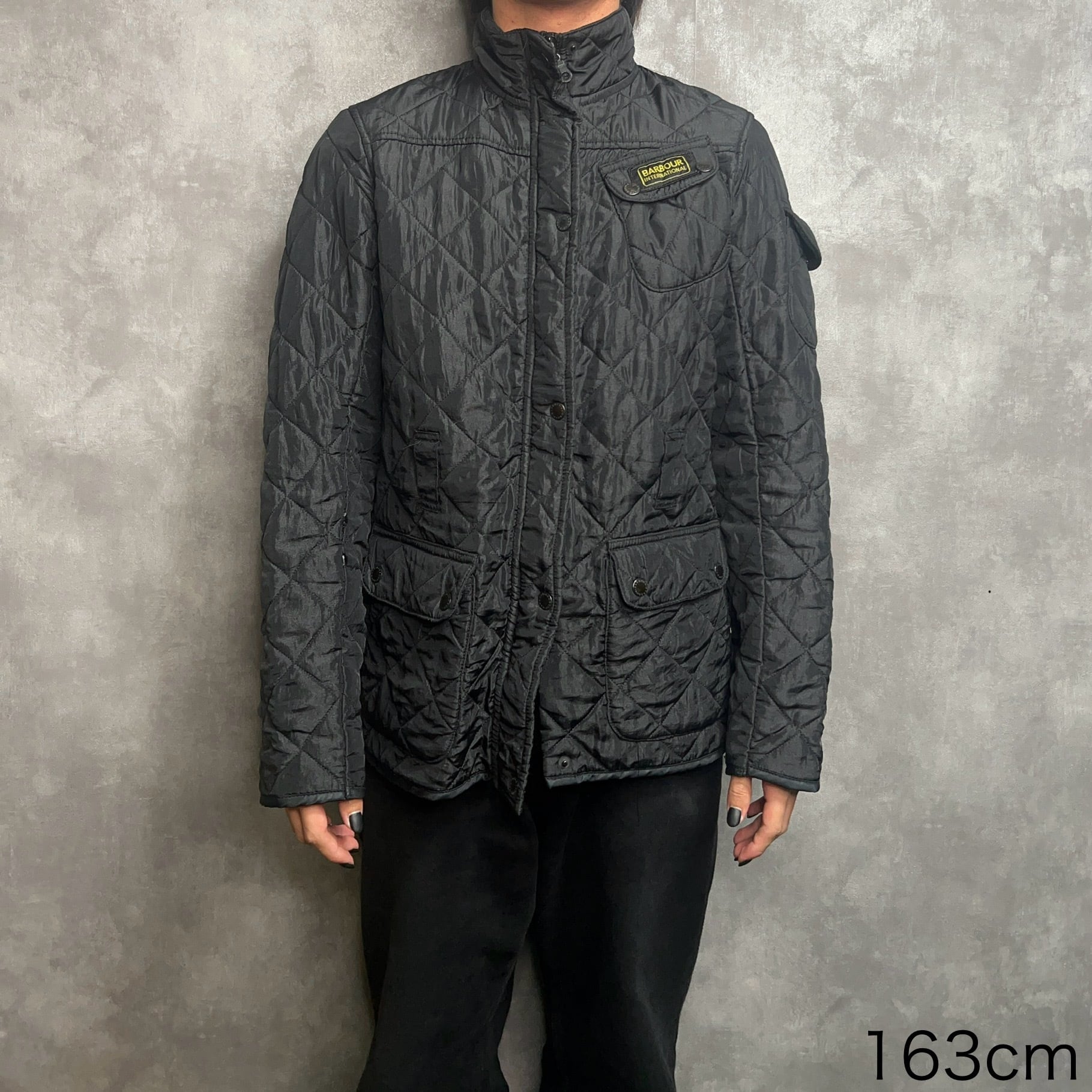 Barbour キルティングジャケット L ワッペン | 古着屋OLDGREEN