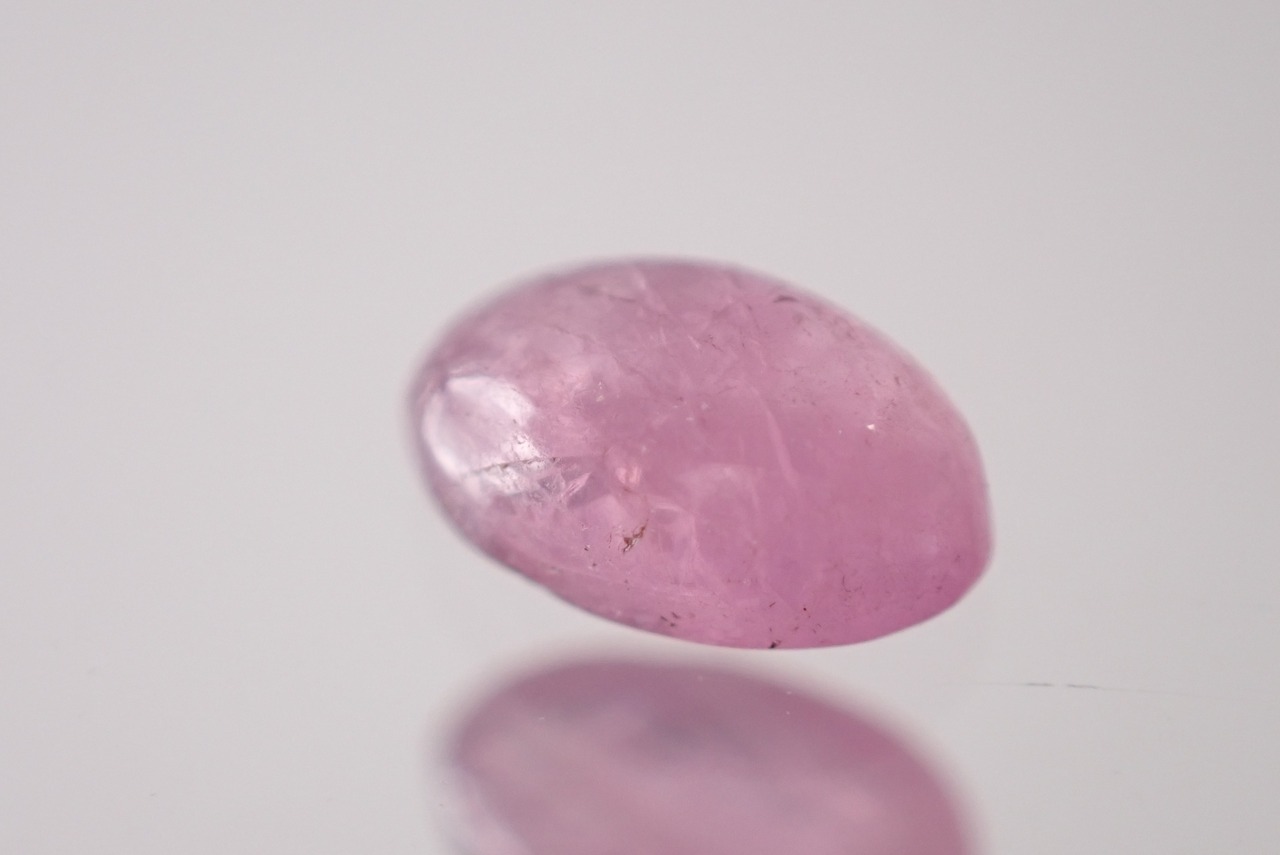 非加熱ピンクサファイア　0.38ct　 [D7-39]