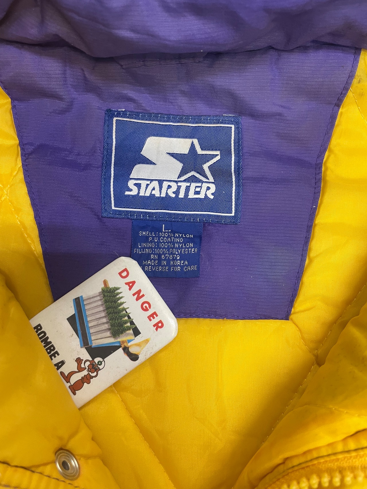 90s STARTER Washington NFL ナイロンスタジアムジャケット | POOL VINTAGE