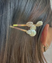 バロックパールヘアクリップセット/019222