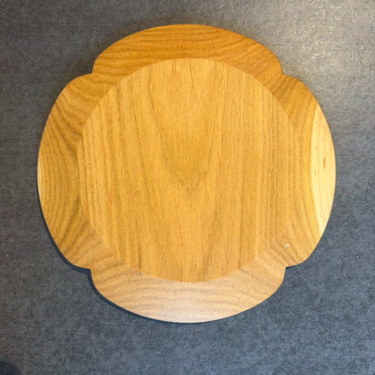 花型パン皿（中）桜　木工房 玄