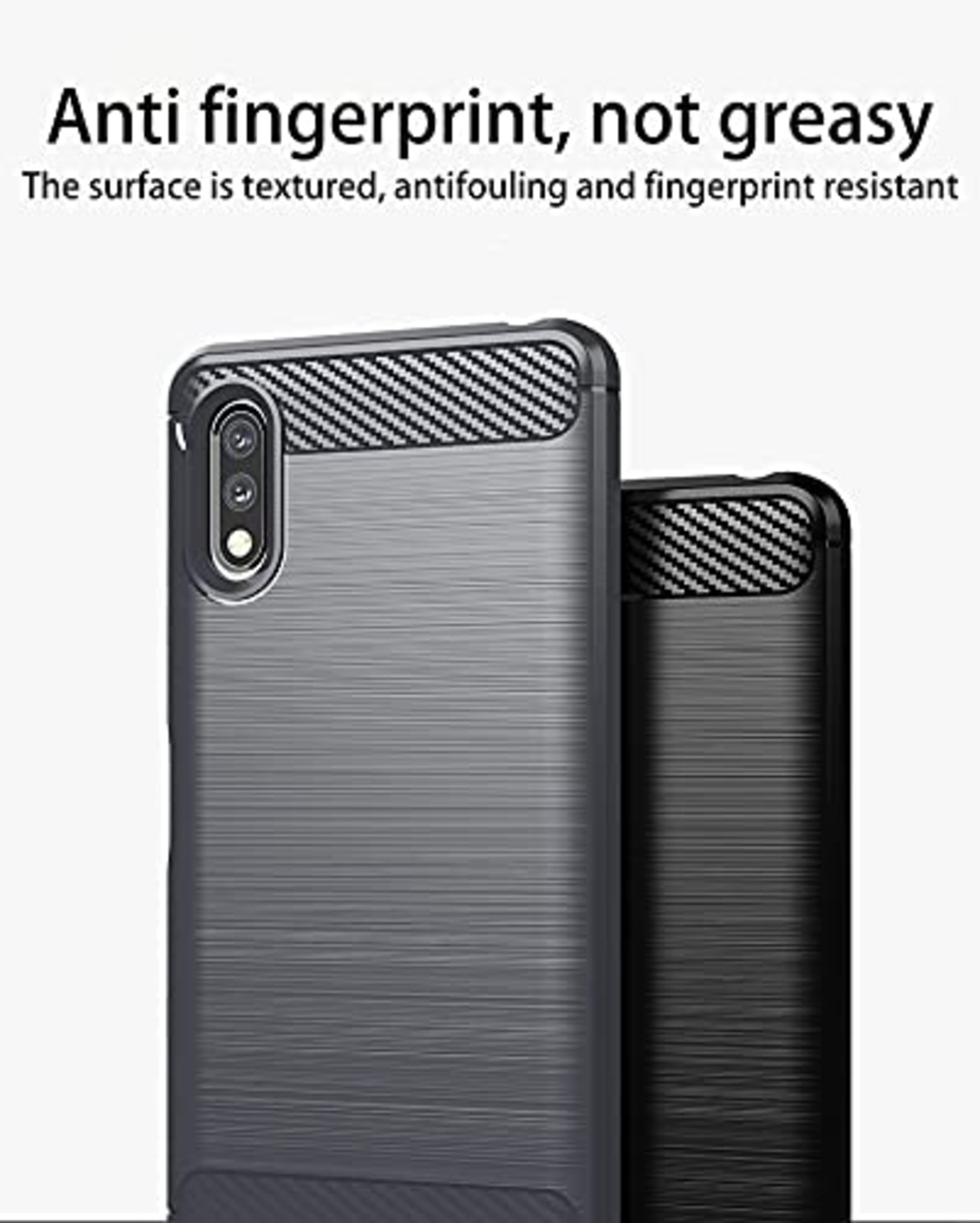 FOR Sony Xperia Ace II SO-41B docomo 用のケース FOR Sony Xperia Ace II SO-41B docomo 用のカバー TPU 耐衝撃耐傷カバー 衝撃吸収 薄型 耐衝撃 すり傷防止 指紋防止 ワイヤレス充電対応 FOR Sony Xperia Ace II SO-41B docomo 用の携帯電話用全面保護ケース カバー Eustak (ブラック.)