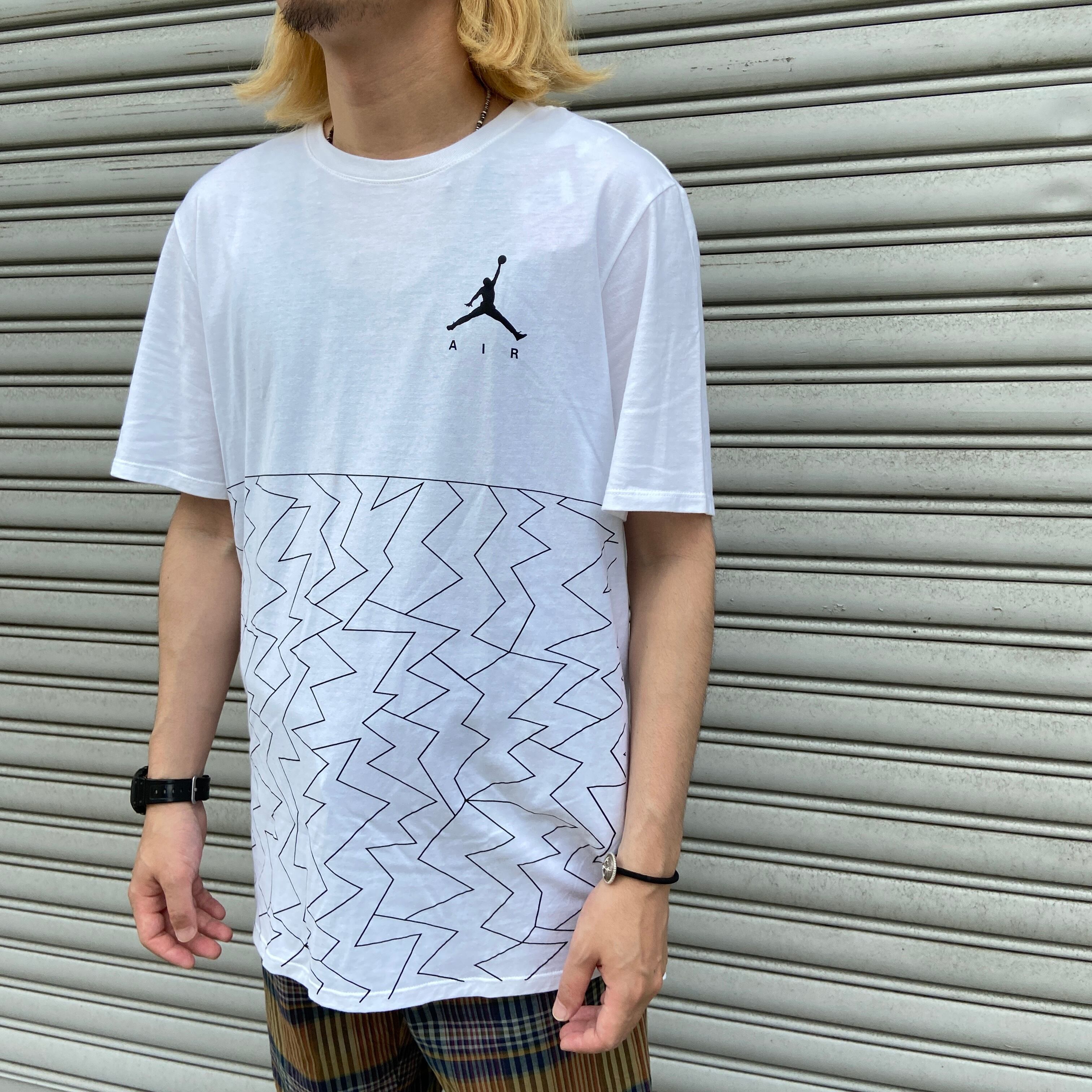 タグ付き未使用品 AIR JORDAN プリントTシャツ ジャンプマン 白 L 