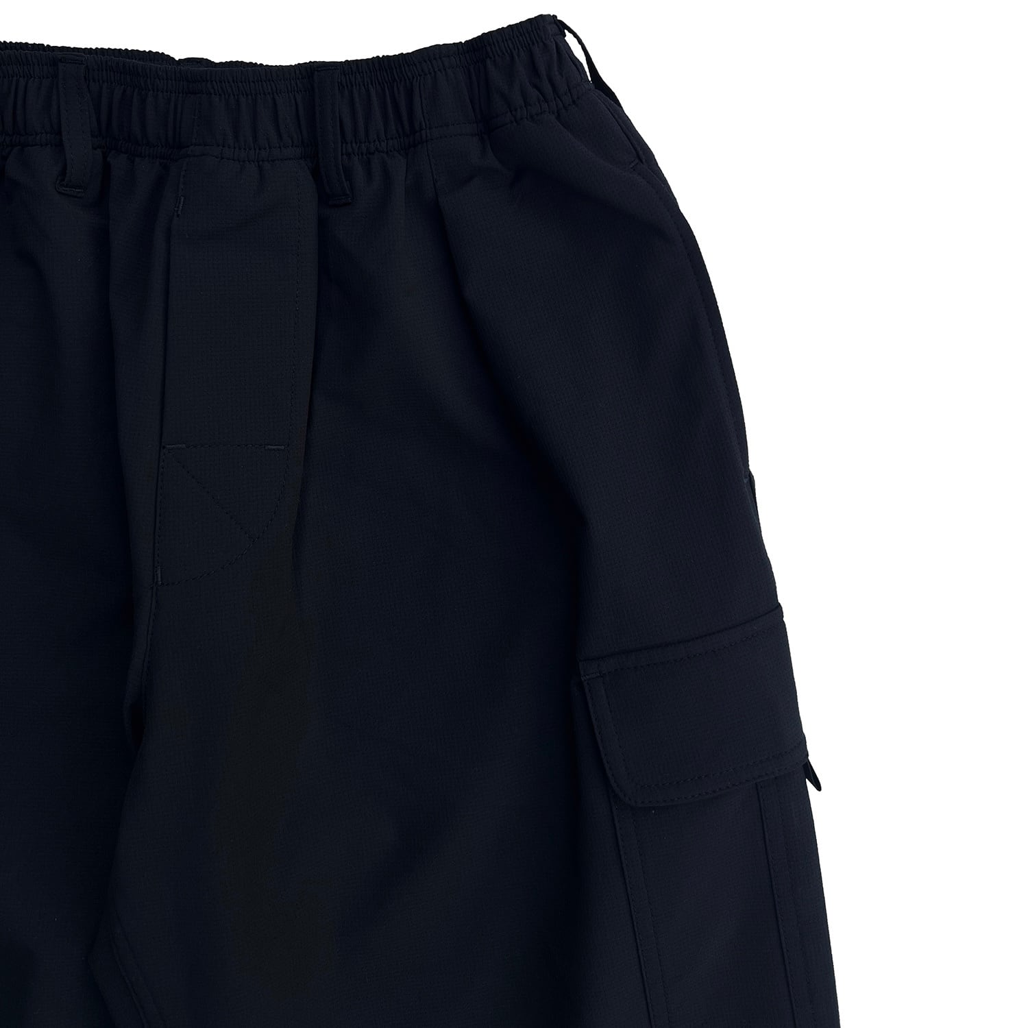 COMFORTABLE REASON / STRETCH CARGO SLACKS BLACK | THE NEWAGE CLUB