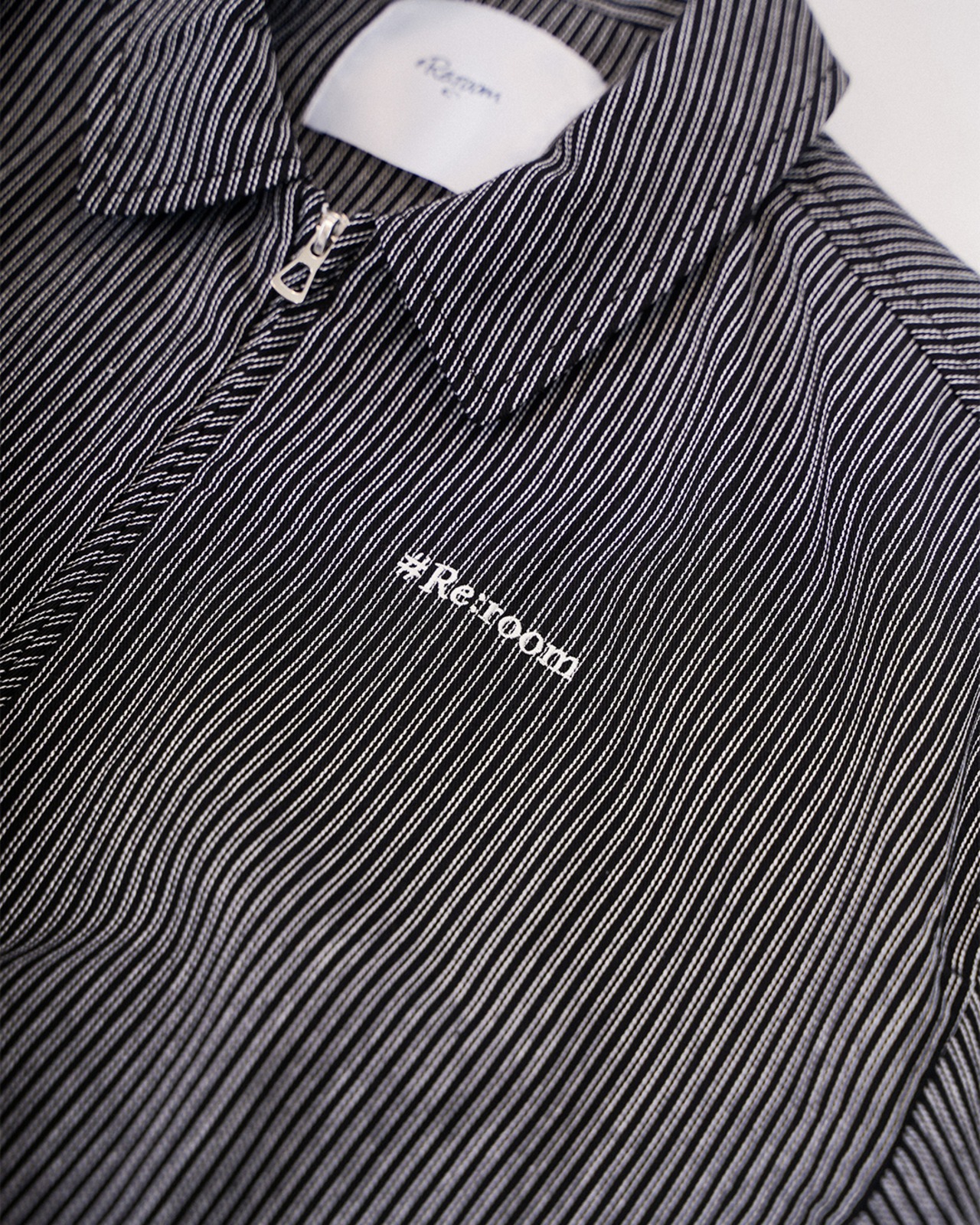 【#Re:room】ORANGE FLOWER EMBROIDERY STRIPE JACKET［REJ146］