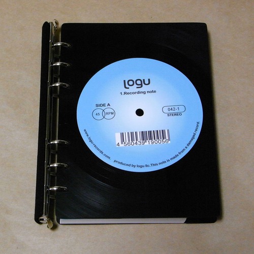レコード盤がノートになった！Logu Recording Note 005_B
