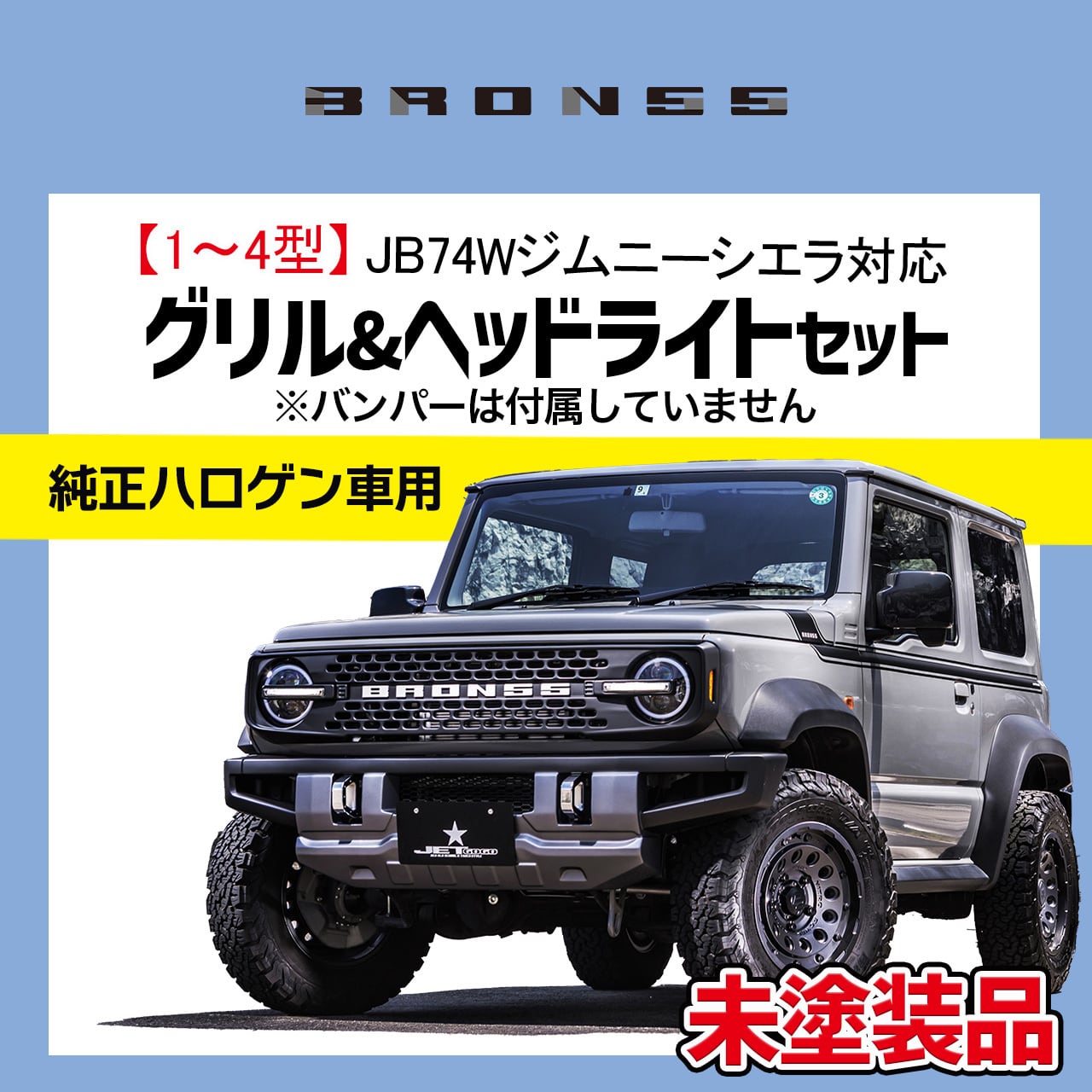グリル&ヘッドライトセット | 現行軽トラックを80年代風に! 【JET☆GOGO】