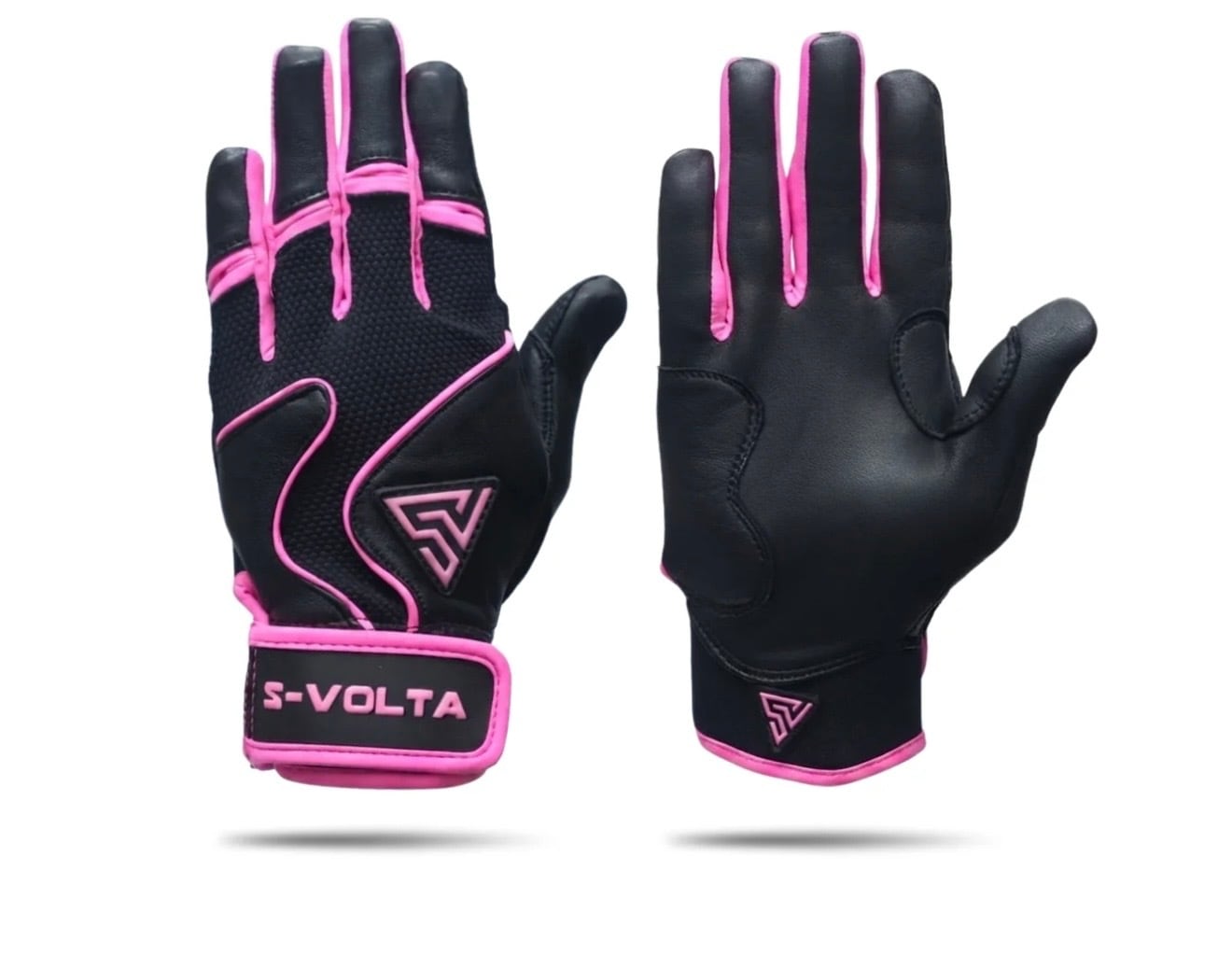 【YOUTH】 S-VOLTA 【ボルタ】プレミアムモデル バッティンググローブ BLACK×PINK