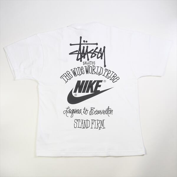 Size【L】 STUSSY ステューシー ×Nike Men's T-Shirt White Tシャツ 白 ...