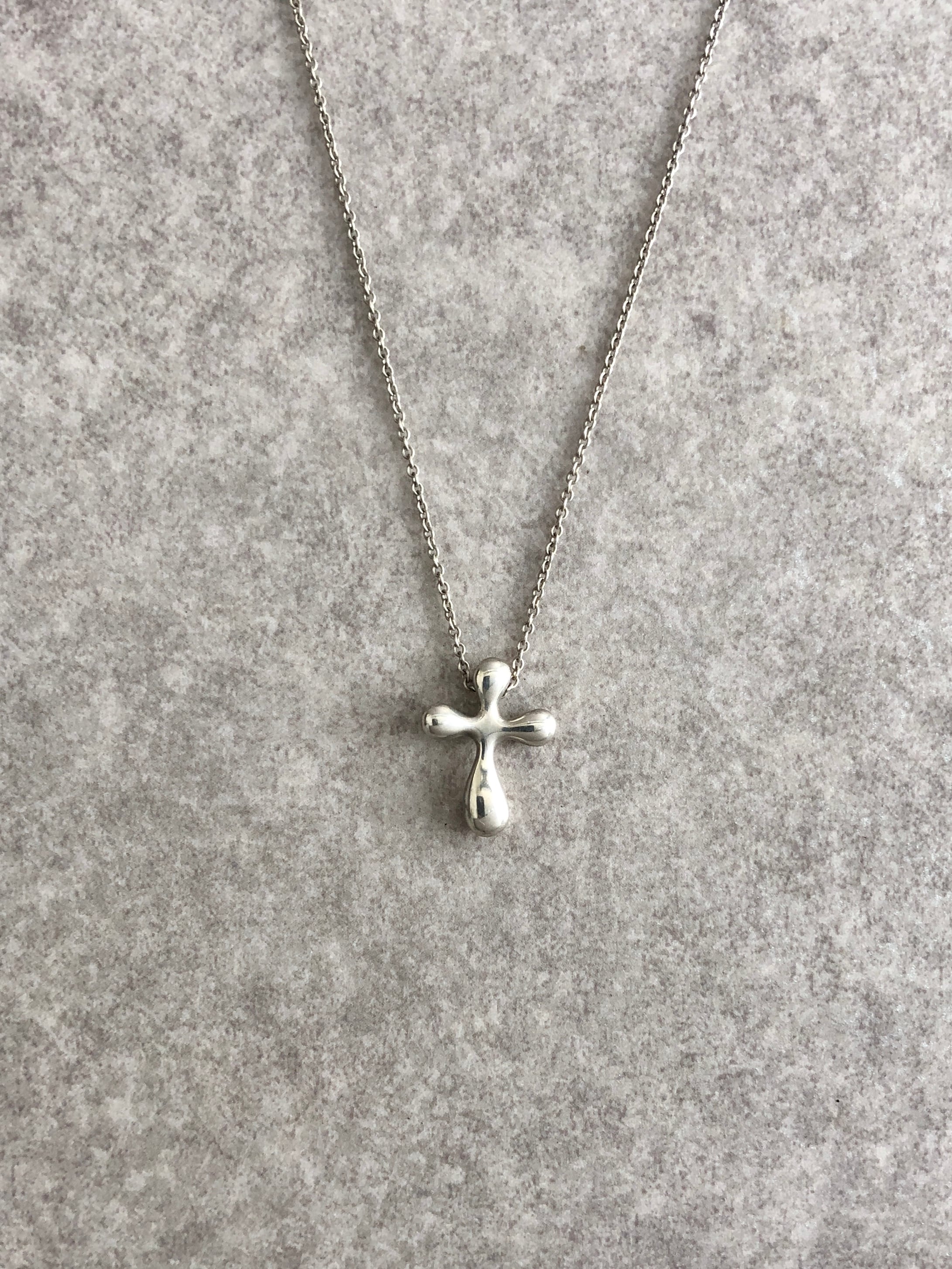 Tiffany & Co. ティファニー ネックレス シルバー クロス 925 vintage