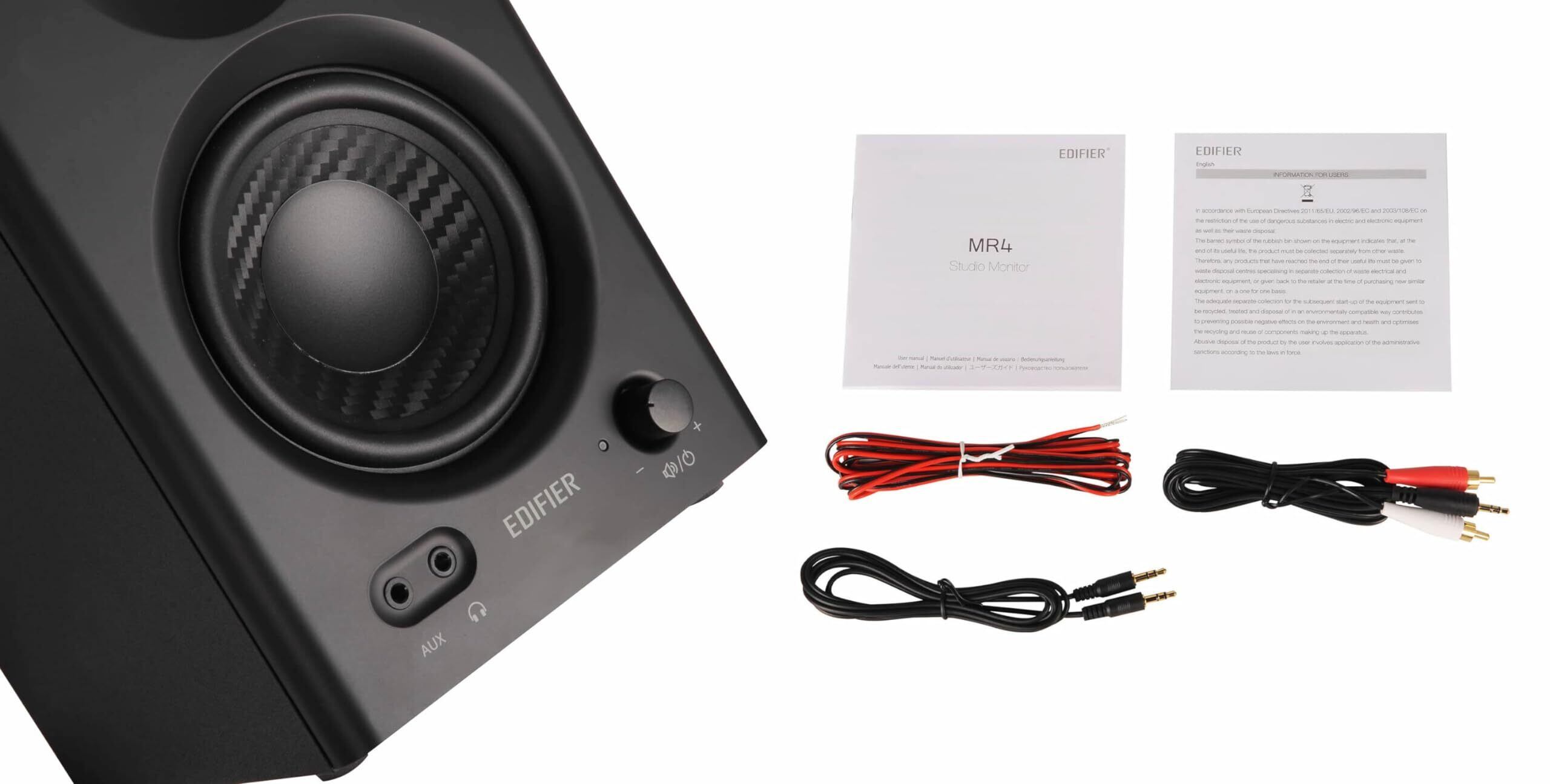 Edifier MR4 42W モニタースピーカー ホワイト 新品未開封 【公式通販】