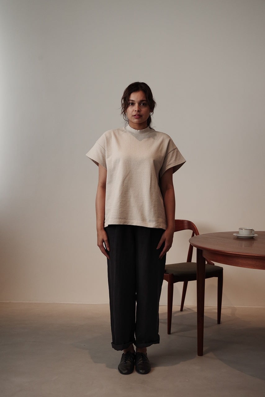Air Spined Cotton Mock S/S Tee