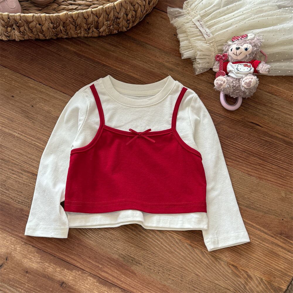 キャミレイヤードトップス