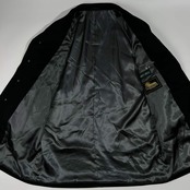 カシミヤ100% MEN'S CIRCLE メンズサークル ステンカラー コート S/ブラック メンズ