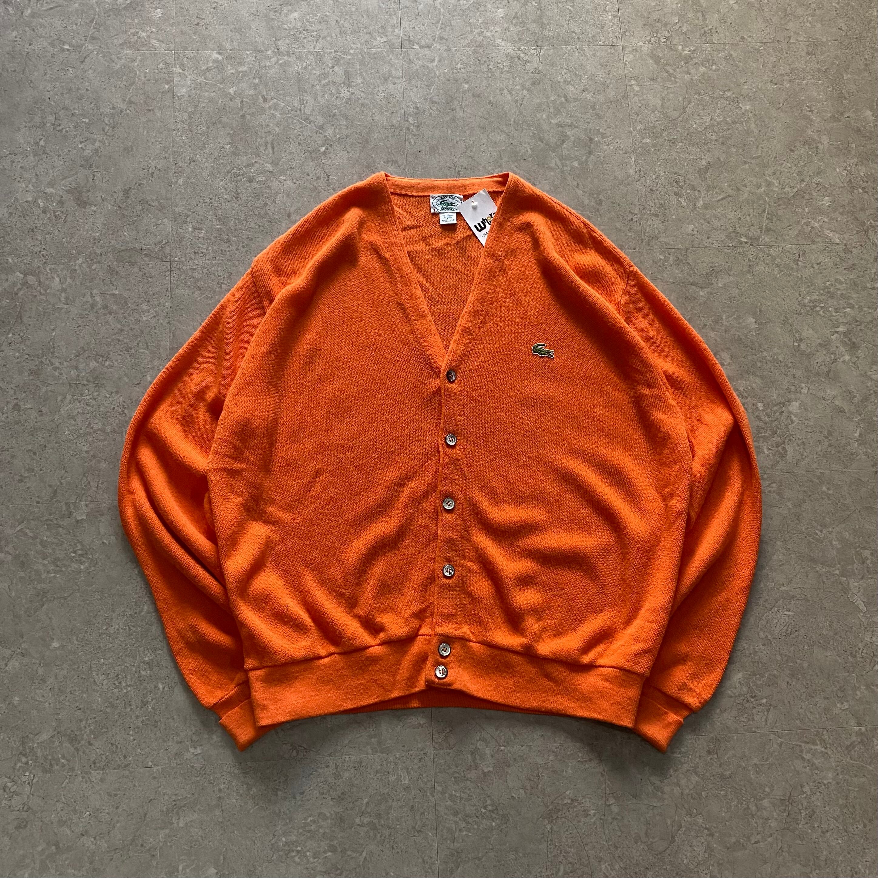 80s〜 IZOD LACOSTE acryl cardigan【仙台店】
