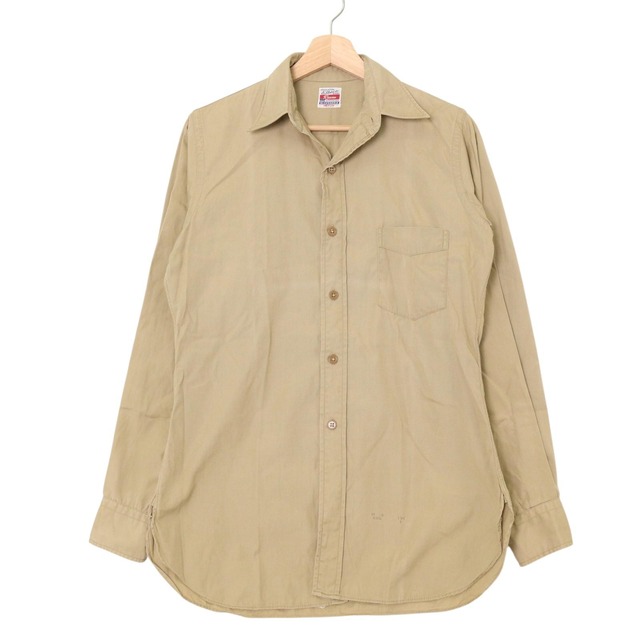 ・①1950'S ELBECO POPLIN SHIRT